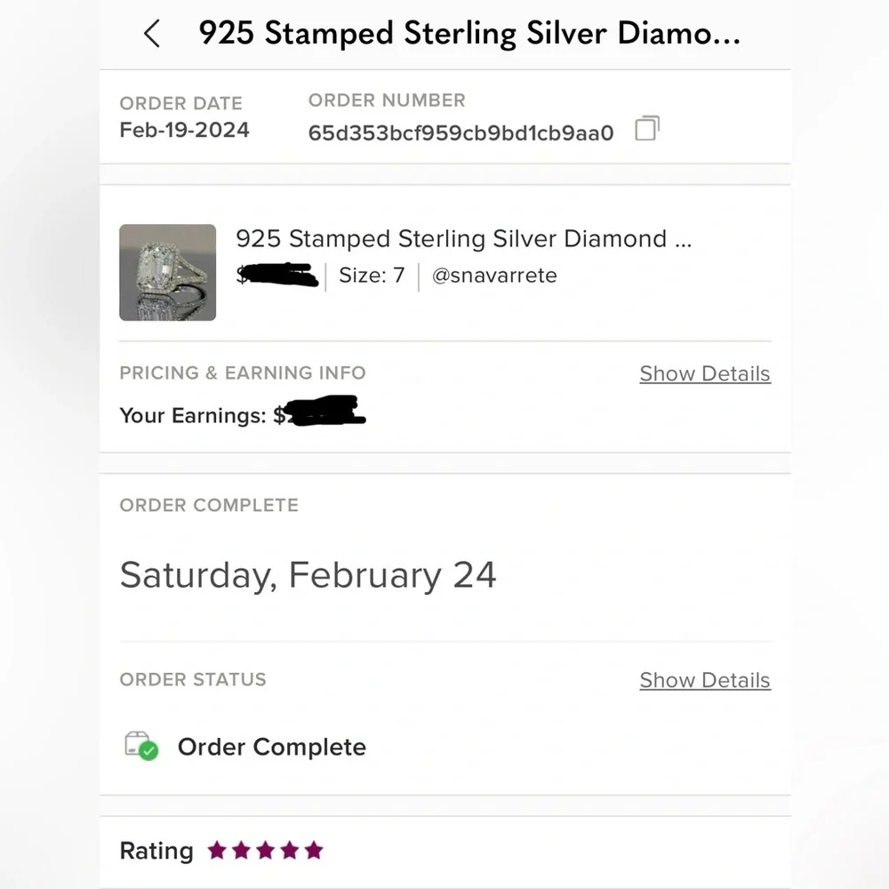 Sterling Silver Diamond Cubic Zirconia Ring